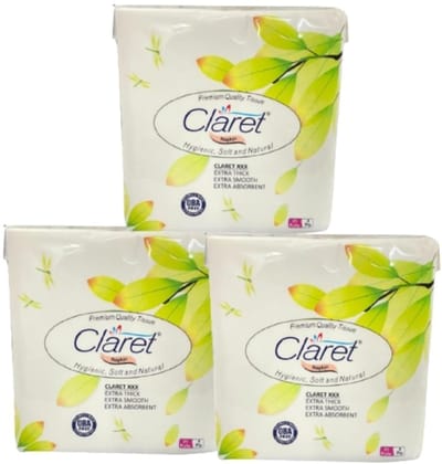 Claret 4-Ply Napkins 40x40 cm, 25 Pulls, Soft & Absorbent, Disposable Party Napkins for Events and Dining, Pack of 3 Claret 4-Ply Napkins 40x40 cm, 25 Pulls, Soft & Absorbent, Disposable Party Napkins for Events and Dining, Pack of 3