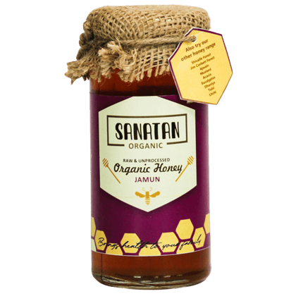 Sanatan Organic Monoflora Jamun Honey- 275 gms Sanatan Organic Monoflora Jamun Honey- 275 gms