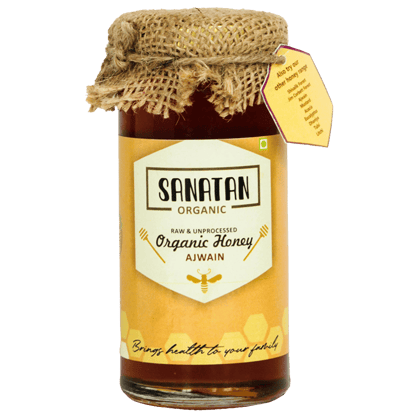 Sanatan Organic Monoflora Ajwain Honey- 275 gms Sanatan Organic Monoflora Ajwain Honey- 275 gms