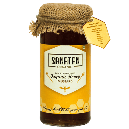 Sanatan Organic Monoflora Mustard Honey- 275 gms Sanatan Organic Monoflora Mustard Honey- 275 gms