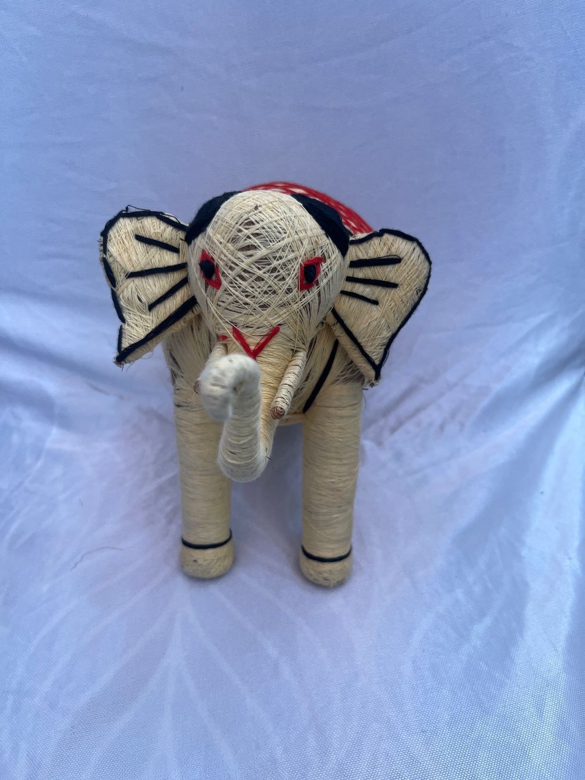 Handcrafted Elephant Figurine - Eco-Friendly Home Decor