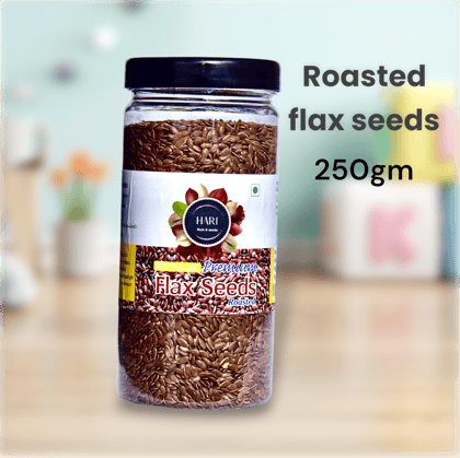 Hari nuts & seeds Roasted flax seeds - 500gm Hari nuts & seeds Roasted flax seeds - 500gm