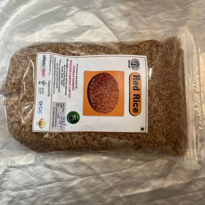 Organic Red Rice 1 Kg - Unpolished, Gluten-Free, and Vegan Organic Red Rice 1 Kg - Unpolished, Gluten-Free, and Vegan