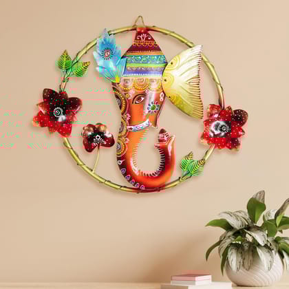Shree Jagdamba Art Wall Hanging Decoration Item for Living Room, Bedroom | Rajasthani Wall Art Sculpture for Wall Decor | Perfect Wall Hanging for Home Decor, Sofa Wall Decor or Office Decor