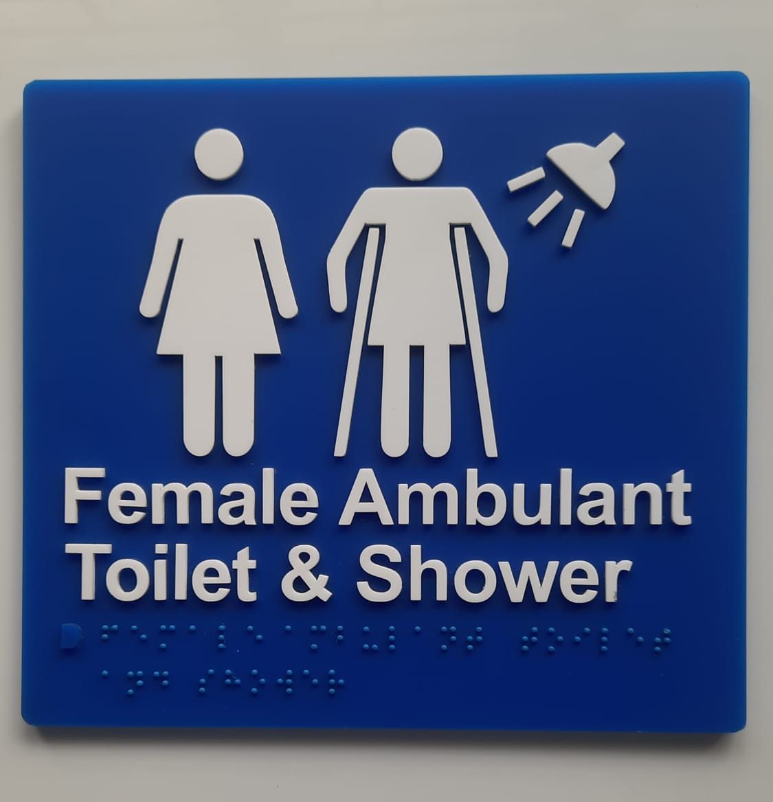 Female Accessible Toilet & Shower Sign