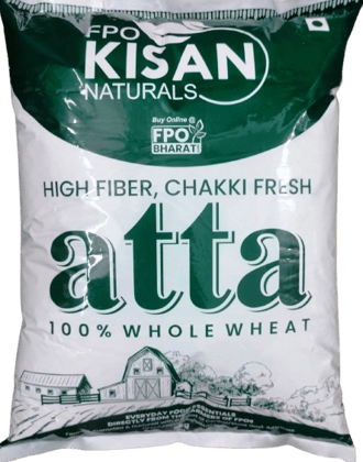 Kisan Naturals High Fiber Atta, 100% Whole Wheat, 5 Kg Kisan Naturals High Fiber Atta, 100% Whole Wheat, 5 Kg