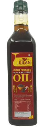 FPO Kisan Naturals Cold Pressed Black Mustard Oil, 1L FPO Kisan Naturals Cold Pressed Black Mustard Oil, 1L