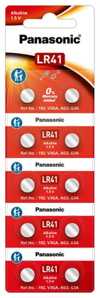 Panasonic LR41 192 AG3 V3GS G3A 1.5V Alkaline Button Coin Cell Batteries 1.5v for Watches Electronic Toys Digital Thermometer Compatible Electronic Devices-Pack of 10 Panasonic LR41 192 AG3 V3GS G3A 1.5V Alkaline Button Coin Cell Batteries 1.5v for Watches Electronic Toys Digital Thermometer Compatible Electronic Devices-Pack of 10