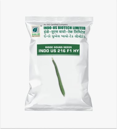 RIDGE GOURD SEEDS INDO US 216 F1 HY (50 GM) RIDGE GOURD SEEDS INDO US 216 F1 HY (50 GM)