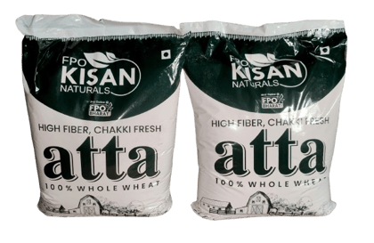 FPO Kisan Naturals High Fiber Chakki Fresh Atta - 5 Kg FPO Kisan Naturals High Fiber Chakki Fresh Atta - 5 Kg