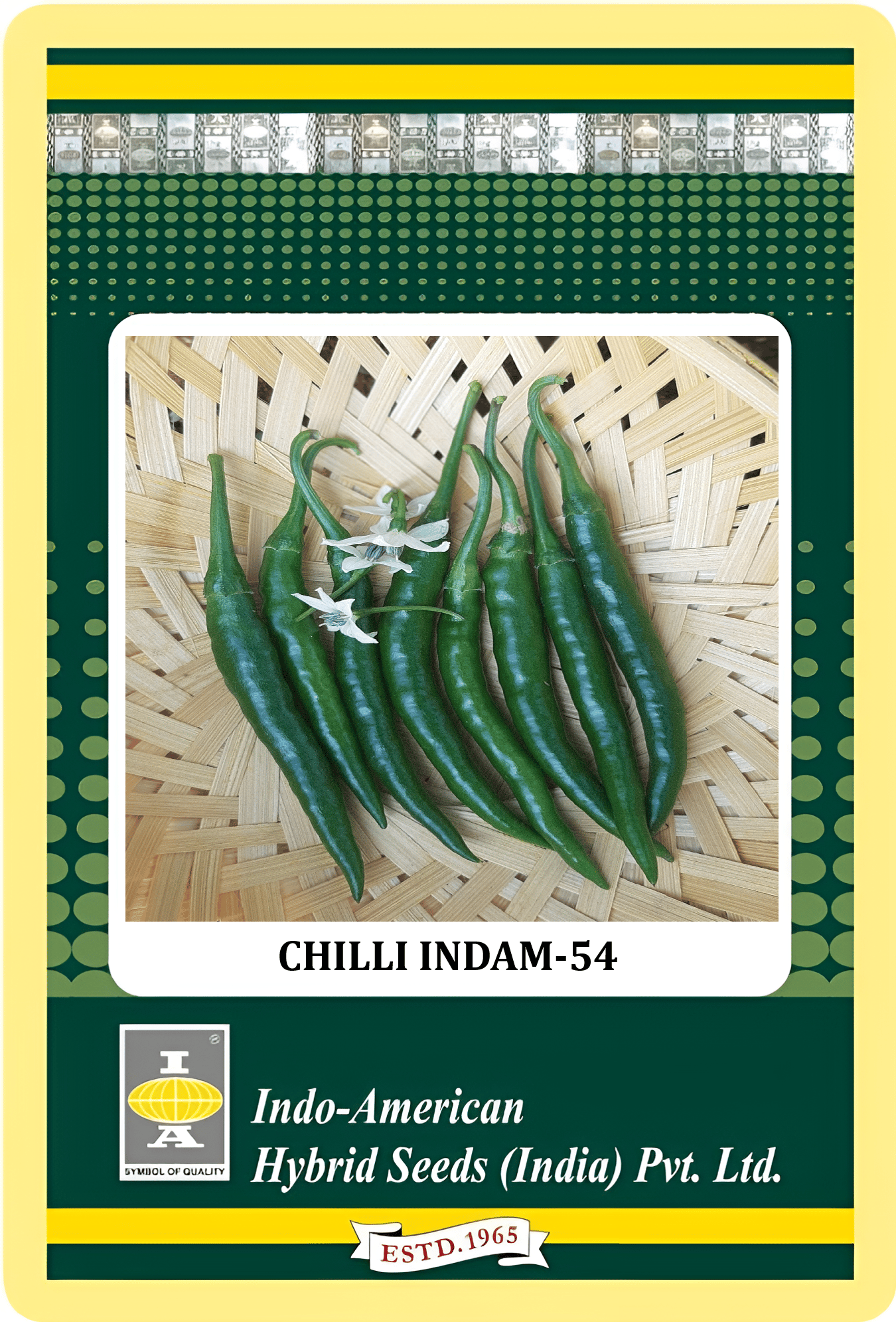 Chilli Indam - 54 Hybrid Seeds - 50 SEEDS