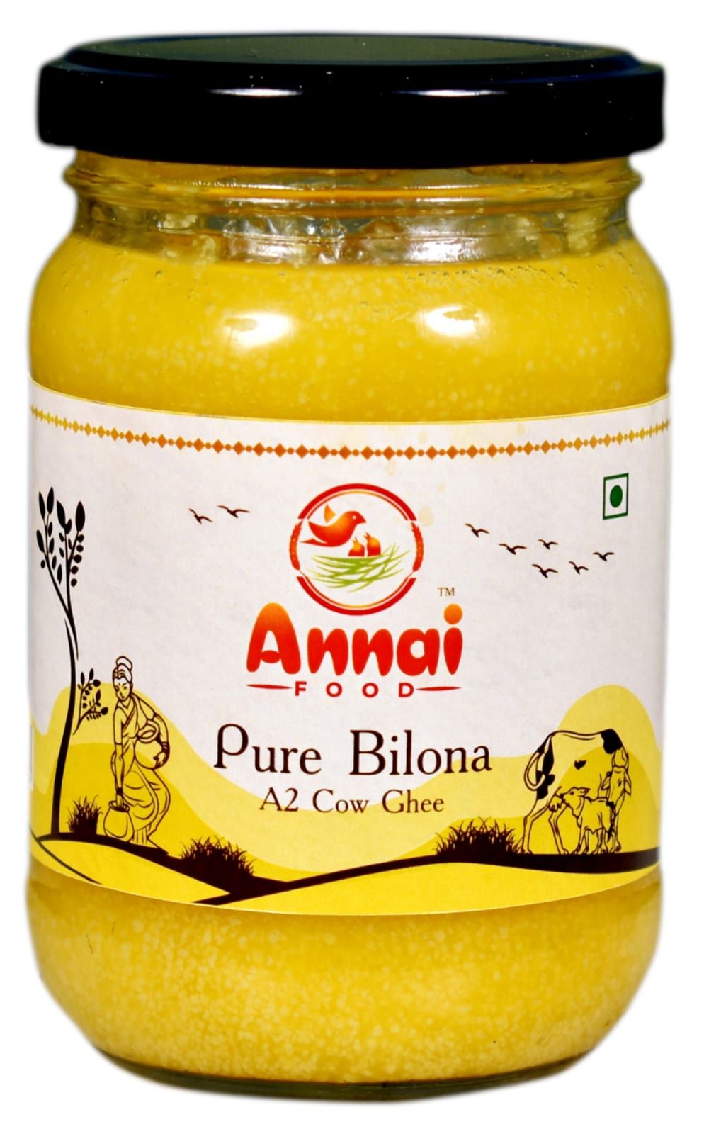 "A2 Cow Ghee - Pure Bilona Ghee" 250ml