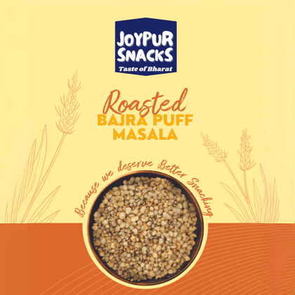 Joypur Snacks Roasted Bajra Puff Masala | Crunchy, Spicy, & Healthy Snack | High Fiber | Gluten-Free | 100g Joypur Snacks Roasted Bajra Puff Masala | Crunchy, Spicy, & Healthy Snack | High Fiber | Gluten-Free | 100g