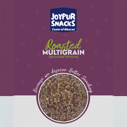 Joypur Snacks Roasted Multigrain Sprouted Mixture | Protein-Packed | High Fiber | Healthy Snack | No Frying | 200g Joypur Snacks Roasted Multigrain Sprouted Mixture | Protein-Packed | High Fiber | Healthy Snack | No Frying | 200g