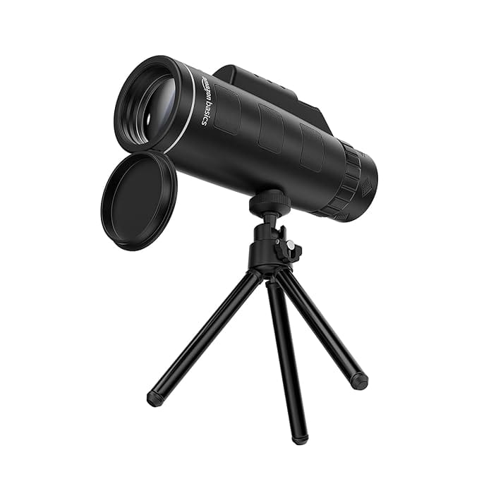 40x60 High Definition Monocular Telescope with Tripod and Smartphone Holder, Waterproof and Fogproof Monocular for Bird Watching, Hunting, Camping, Hiking, Travelling