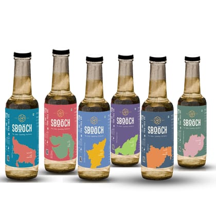 SBOOCH - Indian Sparkling Kombucha Tea - 6 Different Flavors / Cultures of India All Natural | Gut Friendly | Antioxidant | Zero Preservatives | NO Artificial Flavors or Additives | Fermented Beverage Tea | 275ml (Pack of 6) SBOOCH - Indian Sparkling Kombucha Tea - 6 Different Flavors / Cultures of India All Natural | Gut Friendly | Antioxidant | Zero Preservatives | NO Artificial Flavors or Additives | Fermented Beverage Tea | 275ml (Pack of 6)