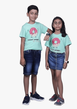 KUCHU Unisex Tshirt | Made of Super Combed Cotton-Modal Natural Fiber Better Than 100% Cotton| Soft & Breathable Fabric| Unique Digitally Printed Design |Vibrant Colour | Donut_worry
