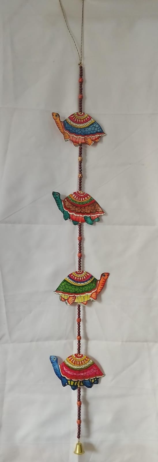 Colorful Leather Turtle Wall Hanging