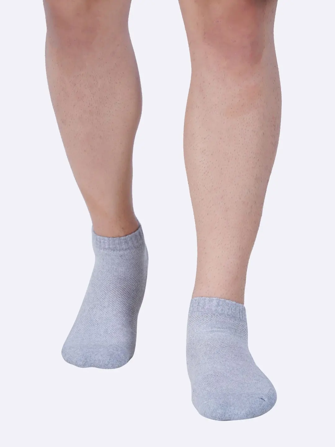 Cotton Ankle Socks for Men and Women - Grey