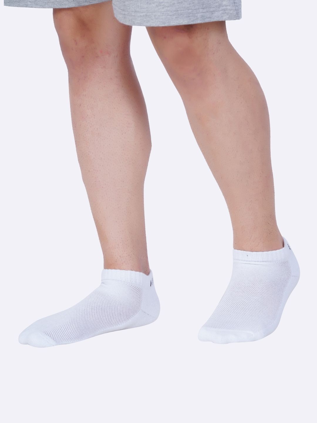 Cotton Ankle Socks for Men and Women - White