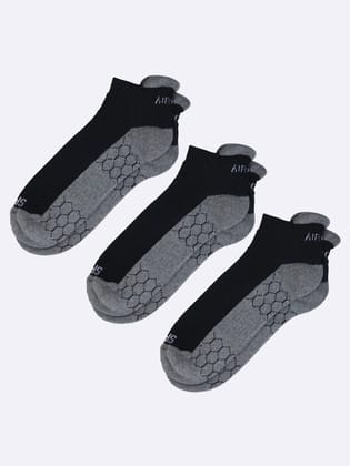 Sports Compression Socks for Men and Women Pack of 3 Pairs - SPO3BL