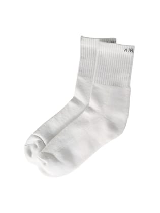 AIR GARB Crew Socks for Men and Women Made with Premium Cotton - Free Size (White) AIR GARB Crew Socks for Men and Women Made with Premium Cotton - Free Size (White)