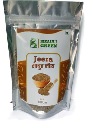  "Bisauli Green Jeera (Cumin Seeds), 100gm"