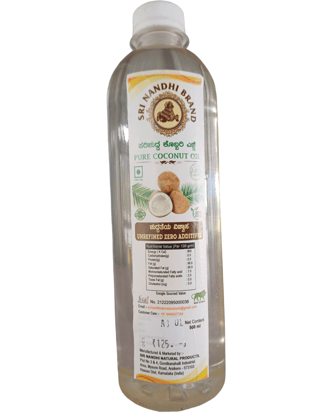 Sri Nandi Cold pressed coconut oil - 500 ml Sri Nandi Cold pressed coconut oil - 500 ml