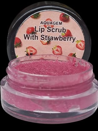 Aquagem skincare "All Natural Strawberry Lip Scrub" Aquagem skincare "All Natural Strawberry Lip Scrub"