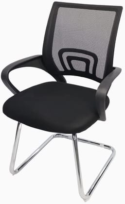 MANGO BLOSSOM ARNOS MID BACK VISITOR MESH OFFICE CHAIR BLACK