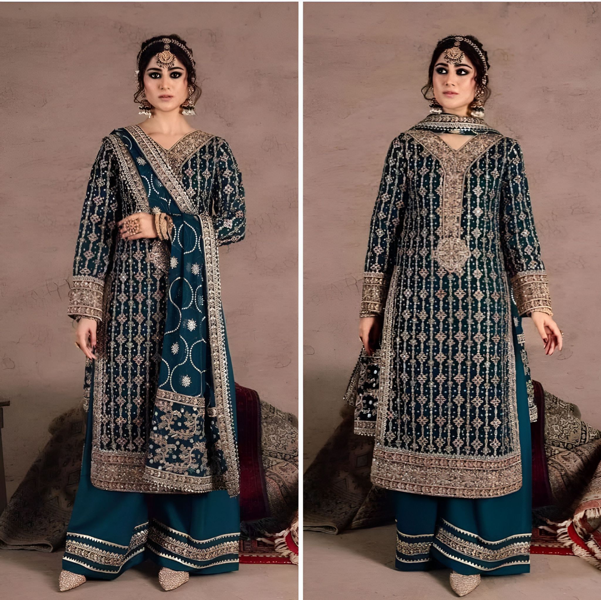 Palazzo Suit Set Ready to wear indian salwar kameez Dupatta for women anarkali designer pakistani dresses Festival 3 piece