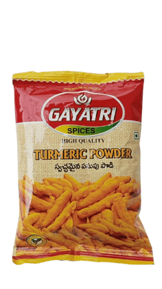 "Gayatri Turmeric Powder -200g Premium Quality, 100% Natural, Chemical Free" "Gayatri Turmeric Powder -200g Premium Quality, 100% Natural, Chemical Free"