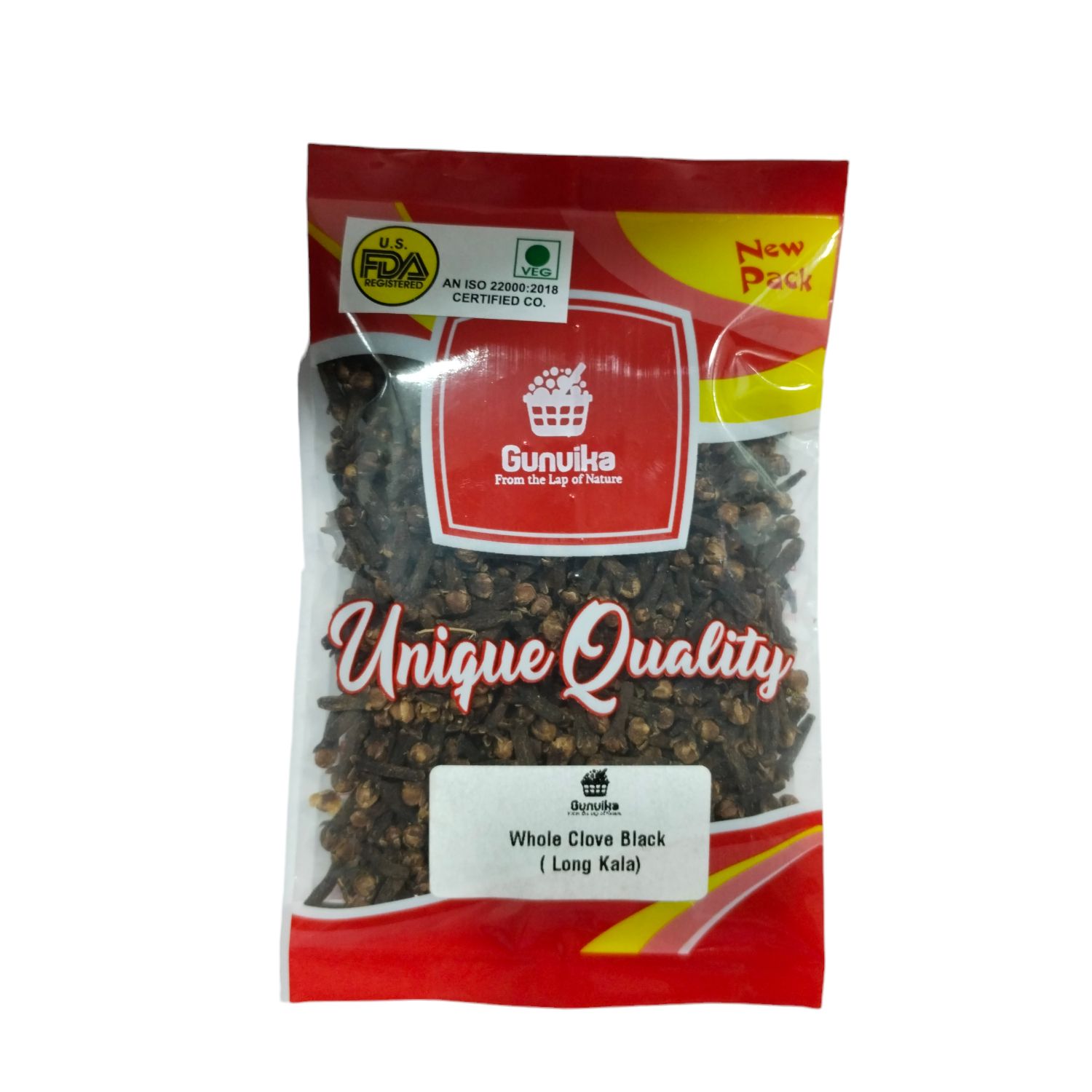 Gunvika Premium Cloves Whole High Quality | Kerala Cloves Black - 50 gm