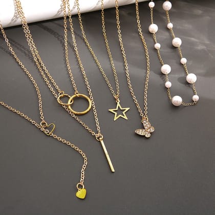 Harmony Ensemble Gold-Plated Necklace Set Harmony Ensemble Gold-Plated Necklace Set
