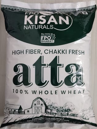 Whole Wheat Atta, High Fiber, Chakki Fresh, 5 kg Whole Wheat Atta, High Fiber, Chakki Fresh, 5 kg