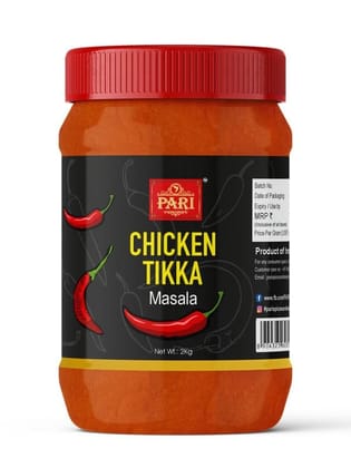 Pari Chicken Tikka Masala | Rich, Spicy & Tangy Tasty | Made with Authentic Spices | No Preservative | No Colour | Indian Spices | (Pack of 1 x 2000g) Pari Chicken Tikka Masala | Rich, Spicy & Tangy Tasty | Made with Authentic Spices | No Preservative | No Colour | Indian Spices | (Pack of 1 x 2000g)