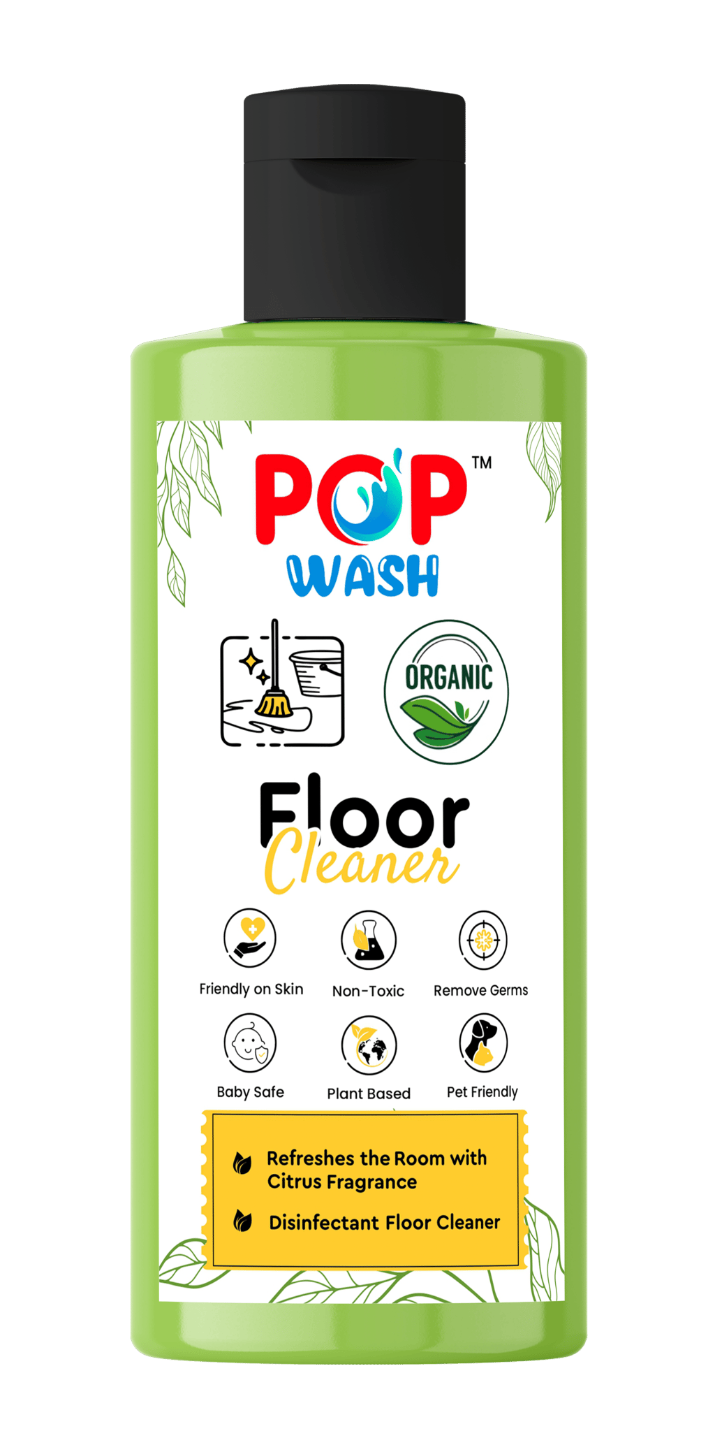 POP Wash Organic Floor Cleaner - 500 ml