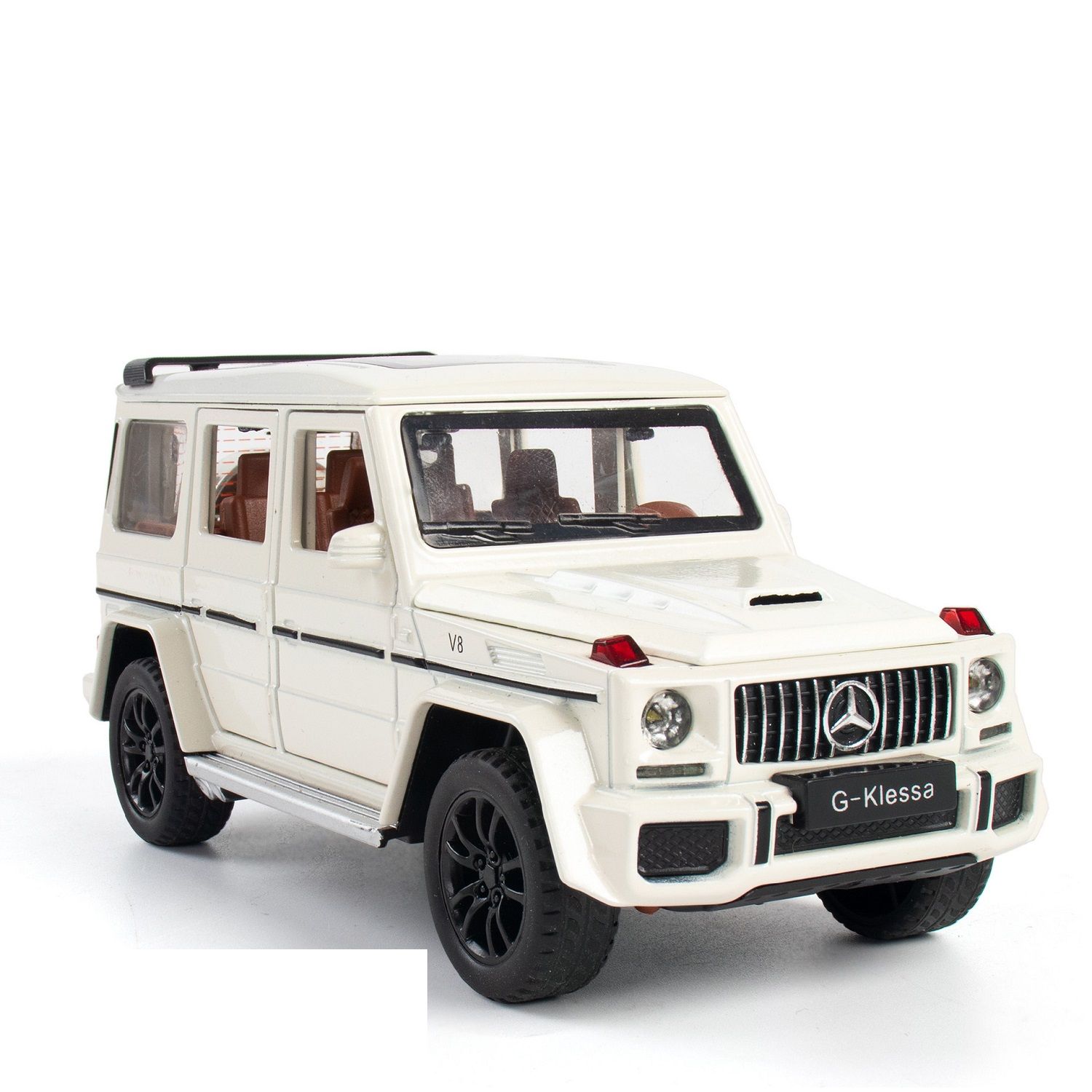 KTRS ENTERPRISE 1:32 Alloy Metal Pull Back Die-cast Car Model Car Pull Back car Super car with Openable Doors with Sound and Light Doors & Light Music Boys Toys for Kids (Ben G63)
