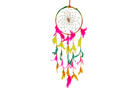 Colorful feathers - Dream Catcher Traditional Indian Dreamcatchers Wall Art For Bedrooms, Home Wall, Hanging Design. Size 6" (2 - Piece Set) Colorful feathers - Dream Catcher Traditional Indian Dreamcatchers Wall Art For Bedrooms, Home Wall, Hanging Design. Size 6" (2 - Piece Set)