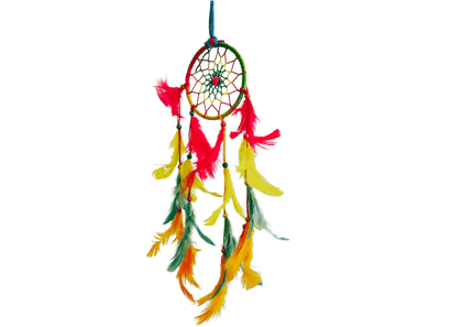Colorful feathers - Dream Catcher Traditional Indian Dreamcatchers Wall Art For Bedrooms, Home Wall, Hanging Design. Size 4" (5 - Piece Set) Colorful feathers - Dream Catcher Traditional Indian Dreamcatchers Wall Art For Bedrooms, Home Wall, Hanging Design. Size 4" (5 - Piece Set)