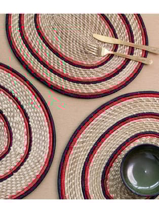 Kanshi Oval Large Dinner Mat(Single)