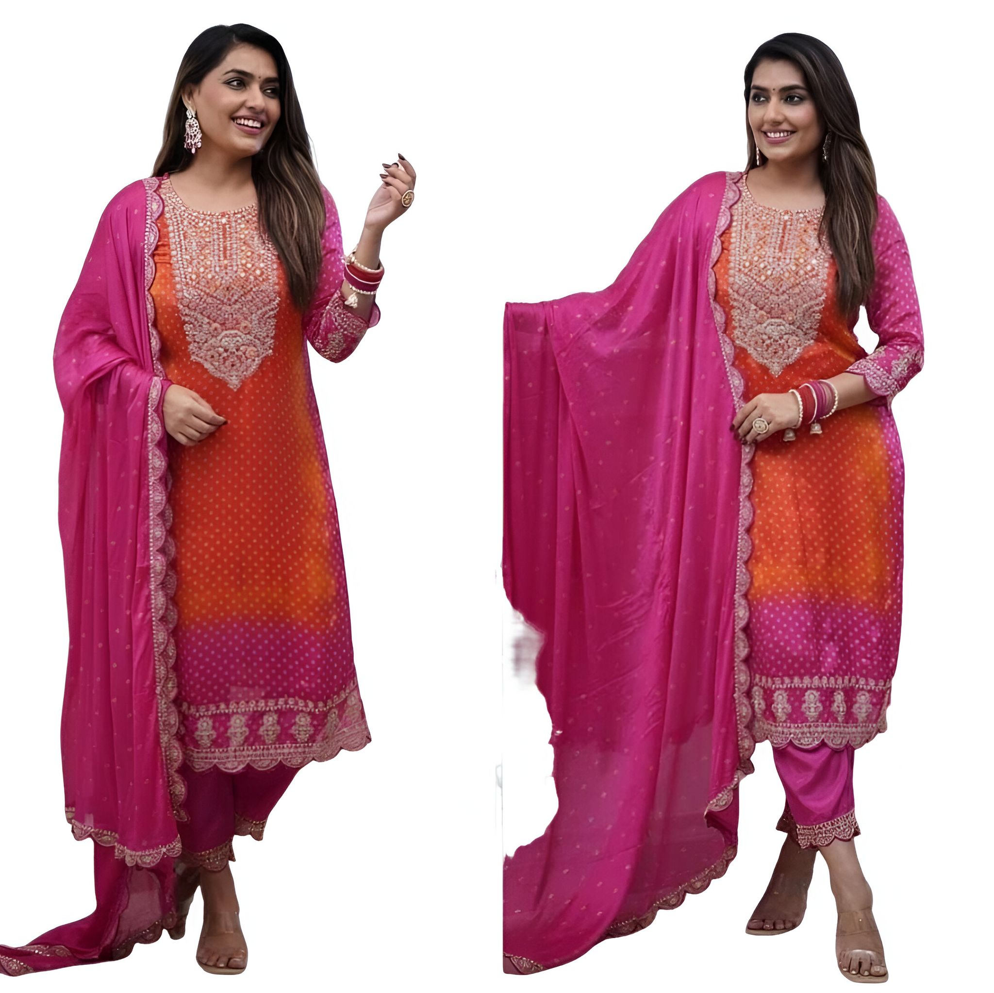 Ready to wear indian salwar kameez Dupatta for women anarkali designer pakistani dresses Festival 3 piece