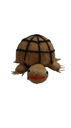 Handmade Coconut Fiber Turtle Home Decor Handmade Coconut Fiber Turtle Home Decor
