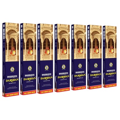 DARSHAN INCENSE BHARATH DARSHAN 82G Pack of 8