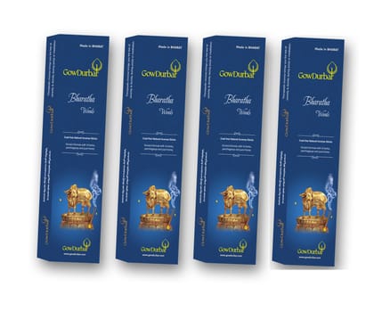 GOW DURBAR Bharatha-Sacred Devadaru Incense Sticks 75G (Pack of 4)