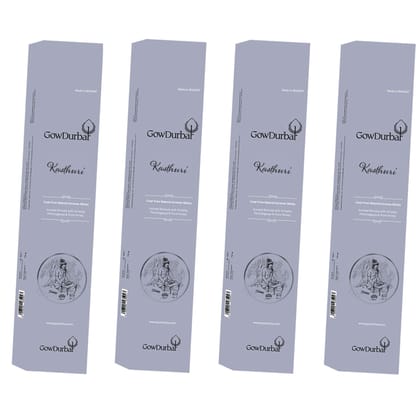 GOW DURBAR Kasthuri – Soothing kasthuri Incense 75G (Pack of 4)