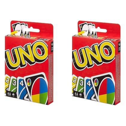 Humaira Uno Playing Card Game Premium Solid Paper Cards, Family Card Game for 7 Yrs and Above for Adult, Set of 112 Cards (Pack of 2)