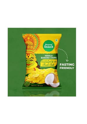 BEYOND SNACK KERALA BANANA CHIPS-COCONUT OIL & ROCK SALT BEYOND SNACK KERALA BANANA CHIPS-COCONUT OIL & ROCK SALT