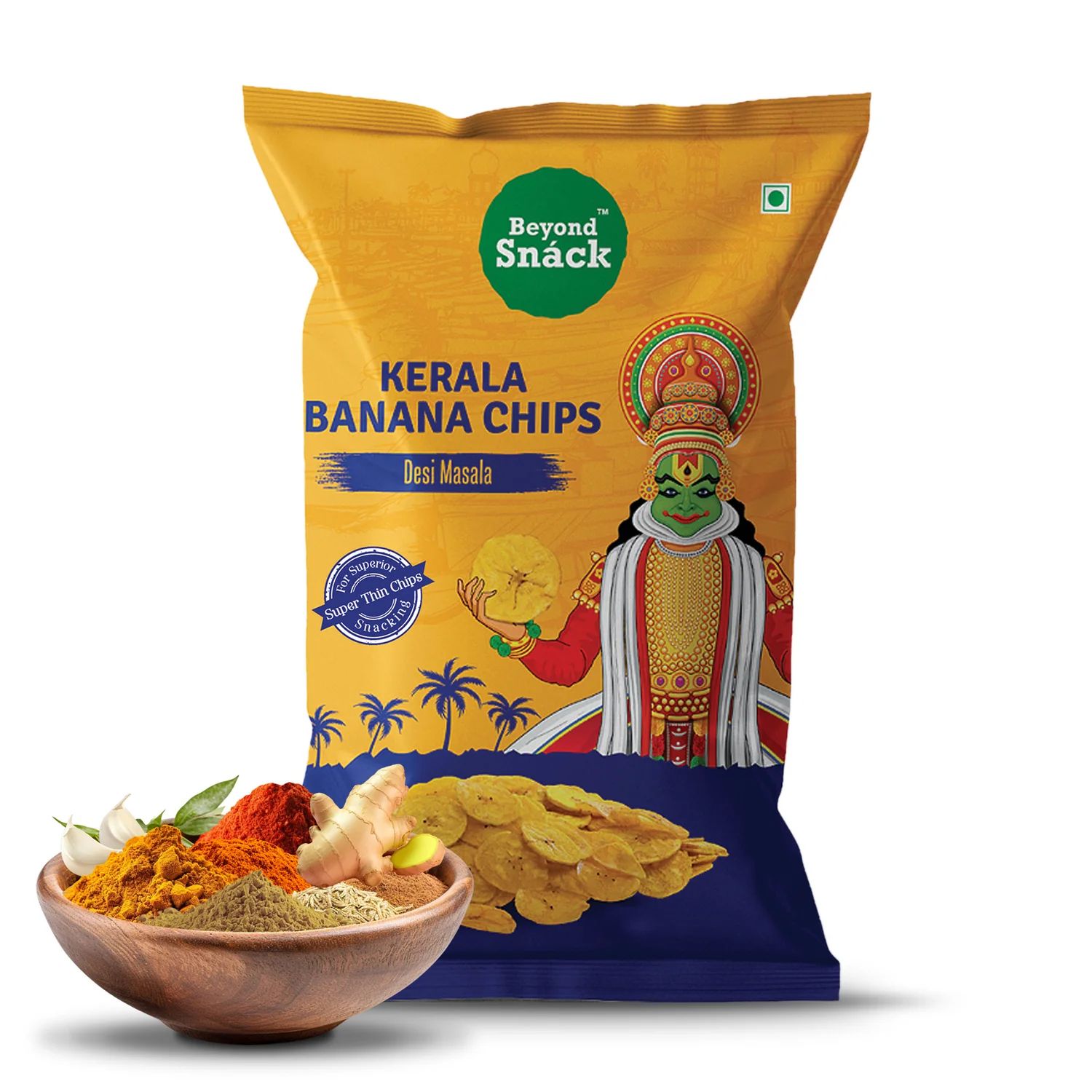 BEYOND SNACK KERELA BANANA CHIPS-DESI MASALA