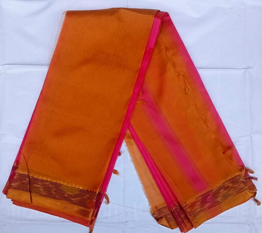 Pure Handloom Mysore Silk Saree With Blouse Piece